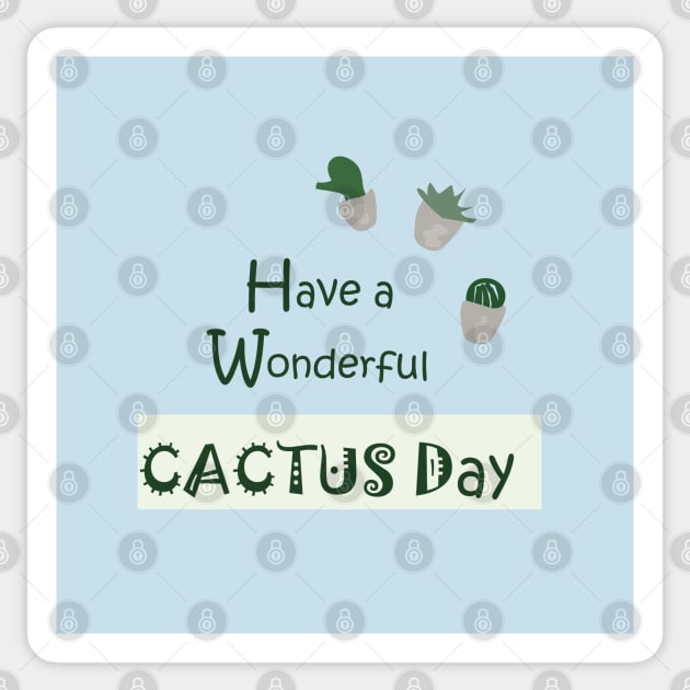 Cacti green succulents funny quote Sticker by PrintedDreams